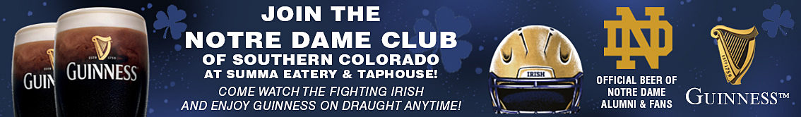 NOTRE DAME GUINESS BANNER