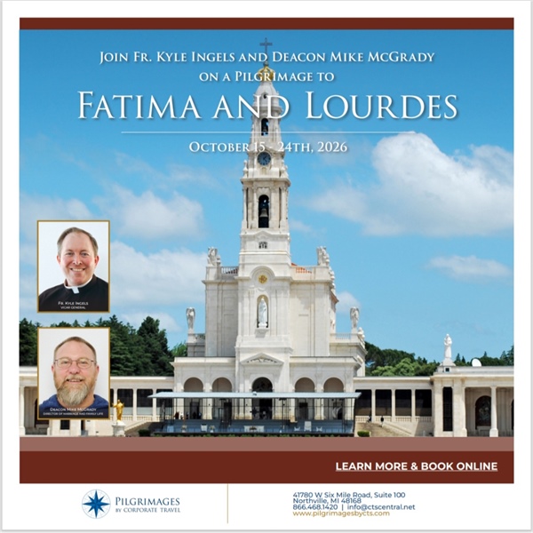 Pilgrimage to Fatima and Lourdes