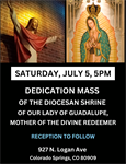 Dedication Mass of the Diocesan Shrine of Our Lady of Guadalupe