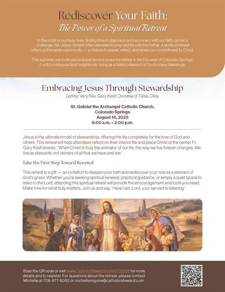 Embracing Jesus through Stewardship