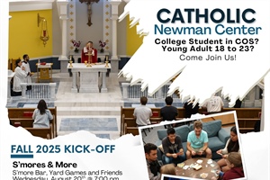 Catholic Newman Center Fall 2025 Kick Off - Labor Day Hike & Lunch