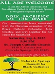 Holy Sacrifice of the Mass sponsored by Colorado Springs Council for Black Catholics