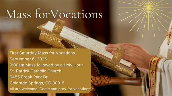 Mass for Vocations