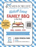 40 Days For Life - Kickoff BBQ