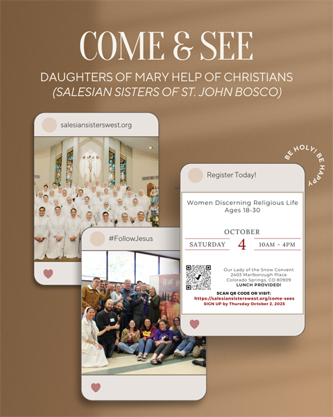Come and See - Women Discerning Religious Life