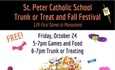 St. Peter Catholic School Trunk or Treat and Fall Festival