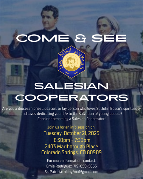Come and See - Salesian Cooperators