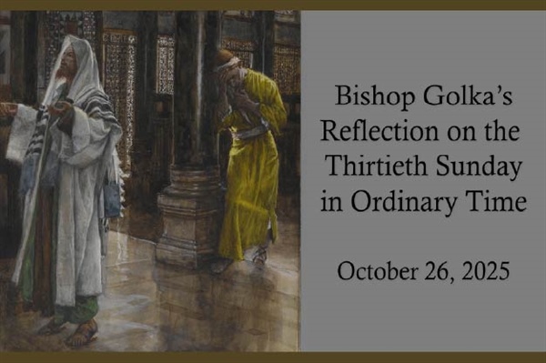 Bishop Golka's Reflection on the Thirtieth Sunday in Ordinary Time