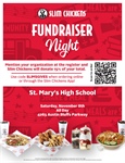 Slim Chickens Fundraiser Night for St. Mary's High School