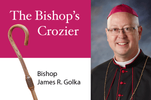 THE BISHOP'S CROZIER: God desires to come to us in the Eucharist