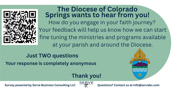 The Diocese of Colorado Springs wants to hear from YOU!