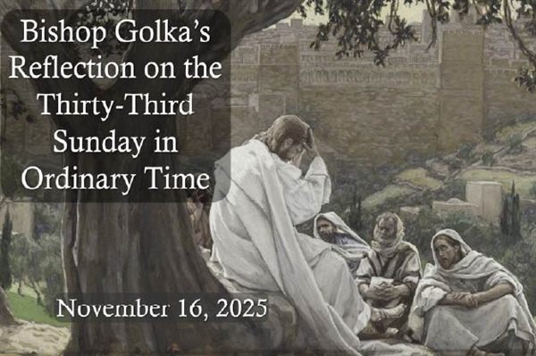 Bishop Golka's Reflection on the Thirty-Third Sunday in Ordinary Time