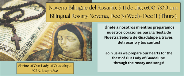 Bilingual Rosary Novena