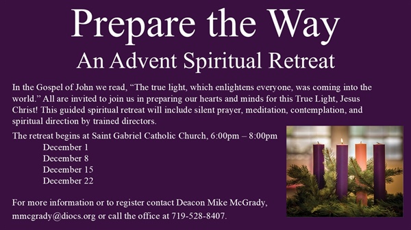 Prepare the Way - An Advent Spiritual Retreat