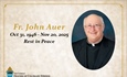 Father John Auer dies Nov. 20 at age 79