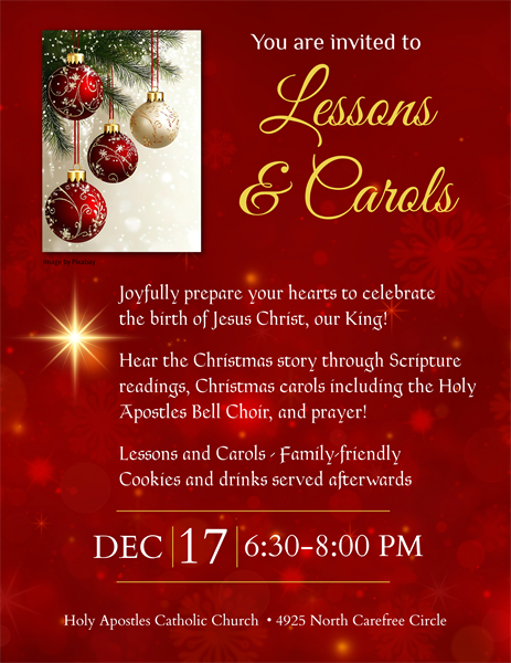 Lessons and Carols and Concerts
