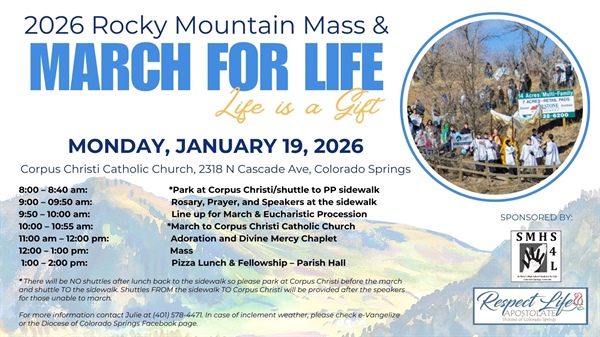 2026 Rocky Mountain Mass & March for Life