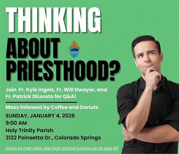 Thinking About Priesthood? Vocations Event