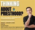 Thinking About Priesthood? Vocations Event