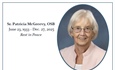 Sister Patricia McGreevy OSB dies Dec. 27 at age 92