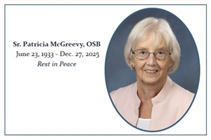 Sister Patricia McGreevy OSB dies Dec. 27 at age 92