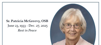 Sister Patricia McGreevy OSB dies Dec. 27 at age 92
