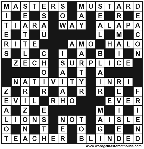 JAN/FEB 2026 PUZZLE ANSWERS