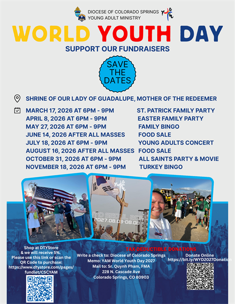 2027 World Youth Day Fundraisers
