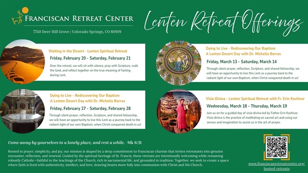 Dying to Live - Rediscovering Our Baptism: A Lenten Desert Day with Dr. Michelle Borras