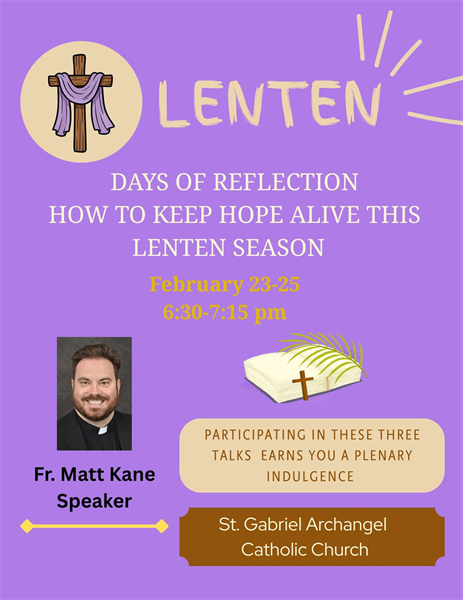 Lenten Days of Reflection - How to Keep Hope Alive this Lenten Season