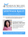 40 Days for Life Sidewalk Rally
