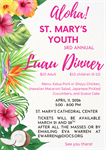 St. Mary's Youth 3rd Annual Luau Dinner