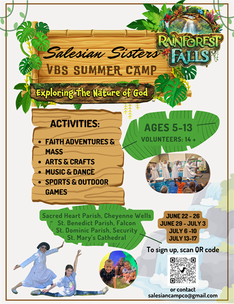 Salesian Sisters VBS Summer Camp - Exploring the Nature of God