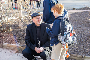 PHOTOS: Archbishop-designate Golka visits St. Vincent de Paul Catholic School in First Official Denver Visit