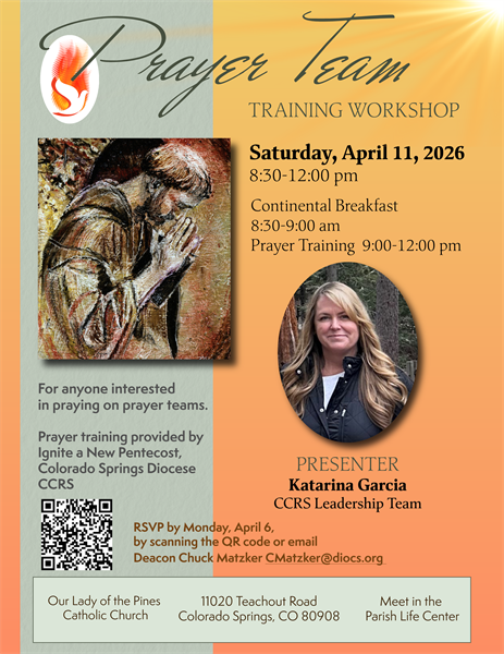 Prayer Team Training Workshop