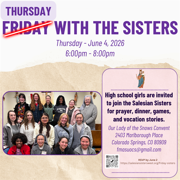 Thursday with the Sisters