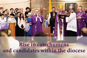 Sealed with the Gift of the Holy Spirit: Sharp rise in catechumens, candidates in diocese mirrors worldwide trend