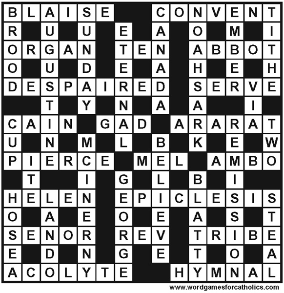 APRIL 2026 PUZZLE ANSWERS