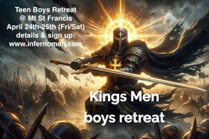 Teen Boys Retreat - sponsored by Inferno Men