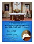 First Saturday Marian Devotion and Bible Study with Fr. Rajeev