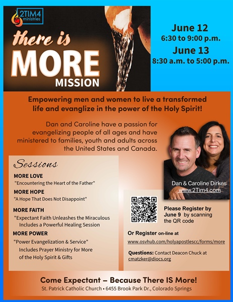 There is More - Retreat and Mission