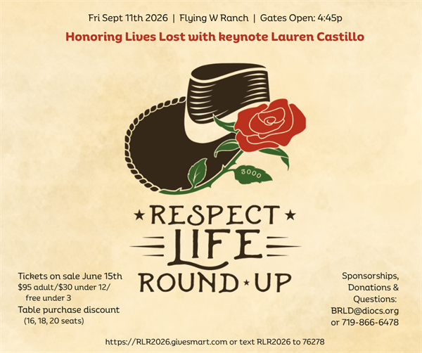 Bishop's Respect Life Round-Up