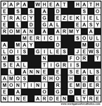 JUNE 2026 PUZZLE ANSWERS