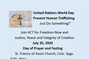 United Nations World Day Prevent Human Trafficking