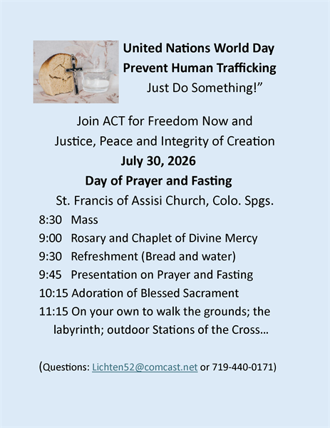United Nations World Day Prevent Human Trafficking