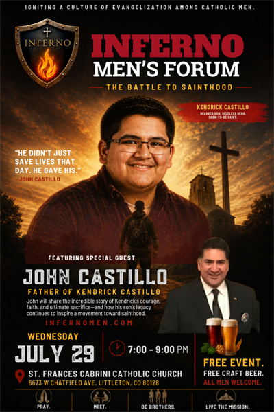 Inferno Men's Forum - The Battle to Sainthood