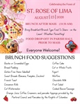 Celebrating the Feast of St. Rose of Lima Annual Brunch