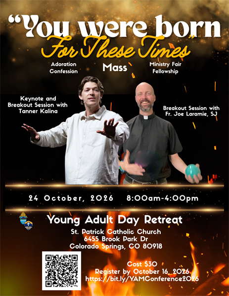 You Were Born For These Times - Young Adult Day Retreat