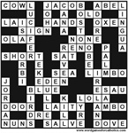 AUGUST 2026 PUZZLE ANSWERS
