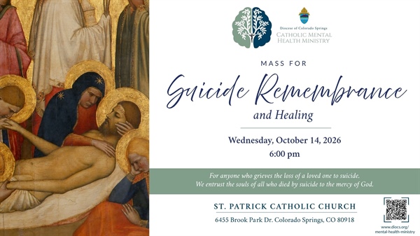 Mass for Suicide Remembrance and Healing